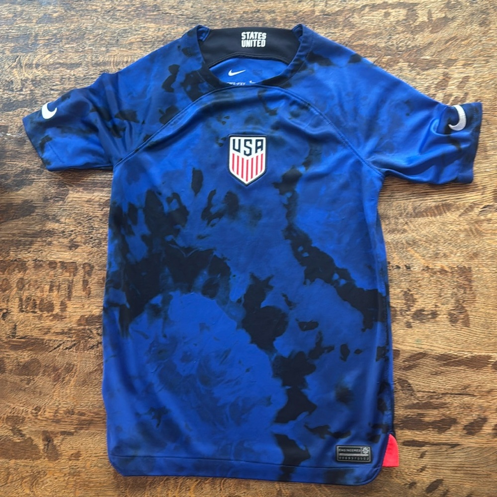 Two like new condition Nike USA jerseys- too small for my kids now.